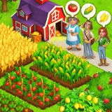 آیکون دانلود بازی Farm Town: Merge Cozy Village برای اندروید