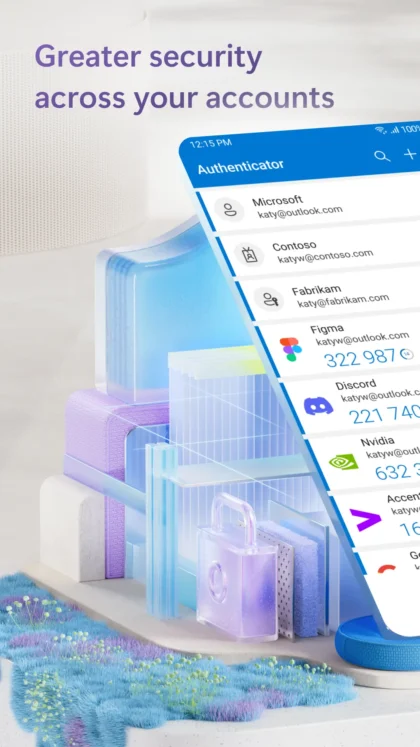 اسکرین‌شات ۱ مایکروسافت آتنتیکیتور