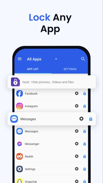 اسکرین‌شات ۱ اپ لاک
