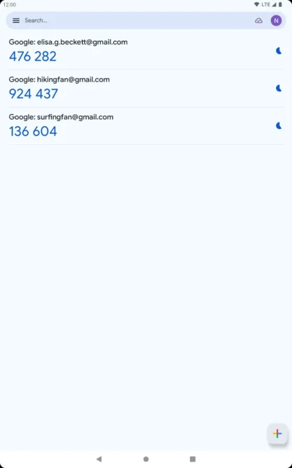 اسکرین‌شات ۱۲ گوگل آتنتیکیتور