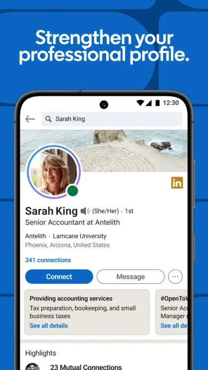 اسکرین‌شات ۴ لینکدین