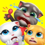 آیکون دانلود بازی My Talking Tom Friends برای اندروید