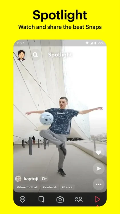 اسکرین‌شات ۵ اسنپ چت
